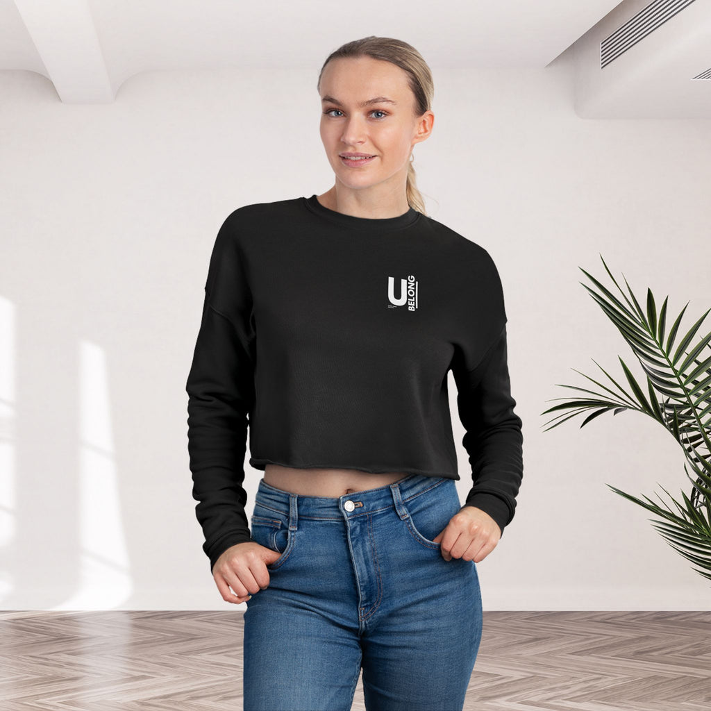 UBelong Minimalist Cropped Crewneck Sweatshirt