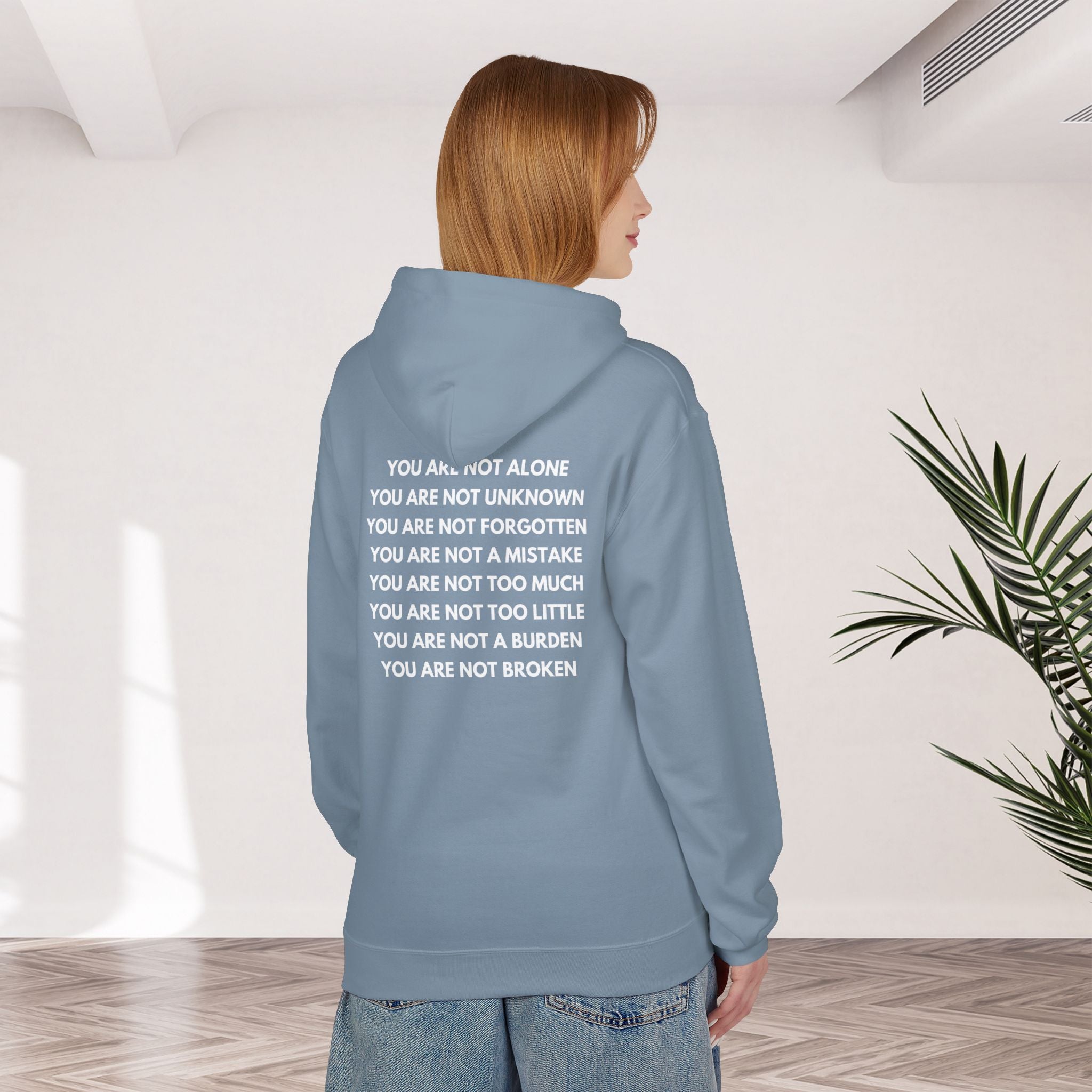 Positive Affirmation + Mental Health Awareness Hoodie