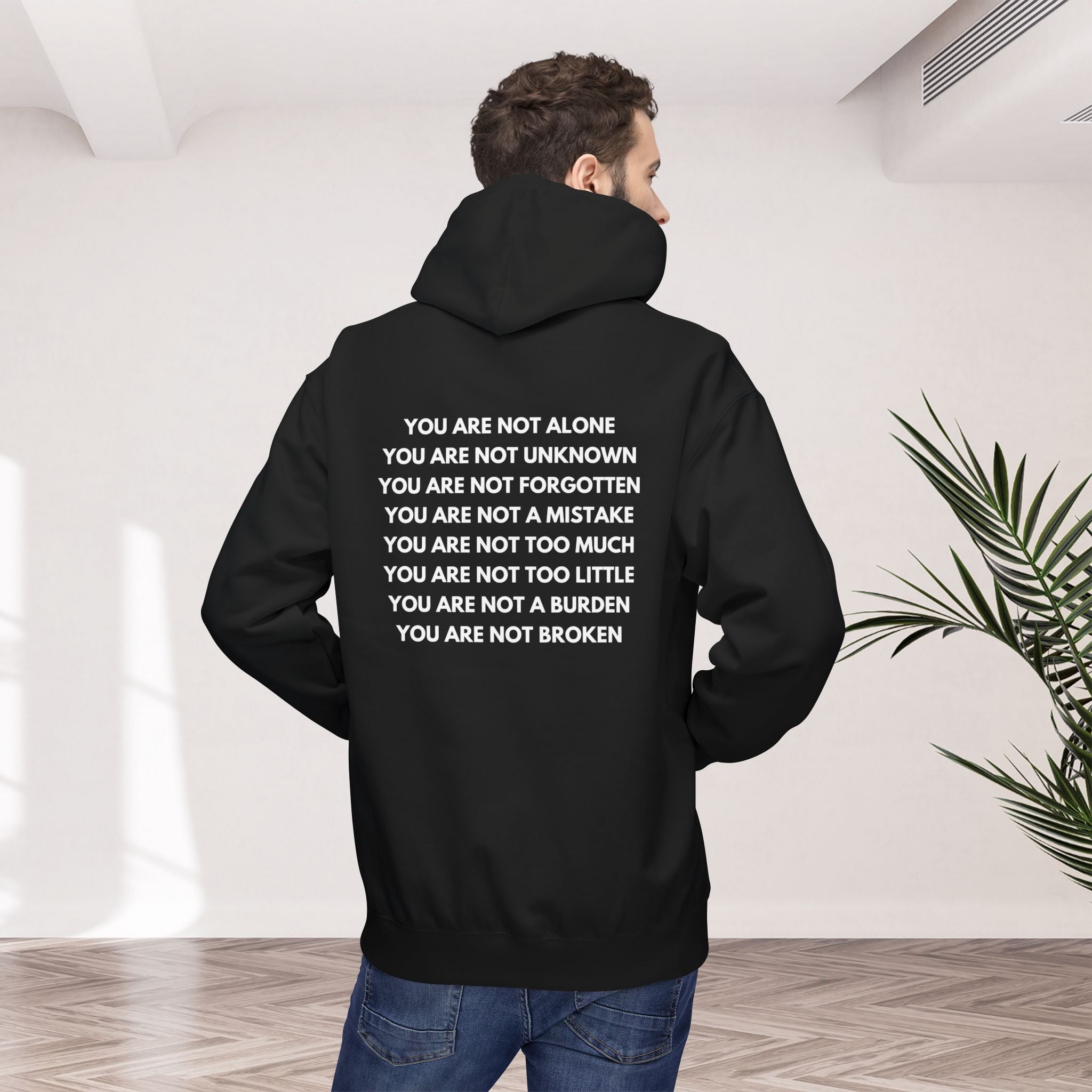 Positive Affirmation + Mental Health Awareness Hoodie