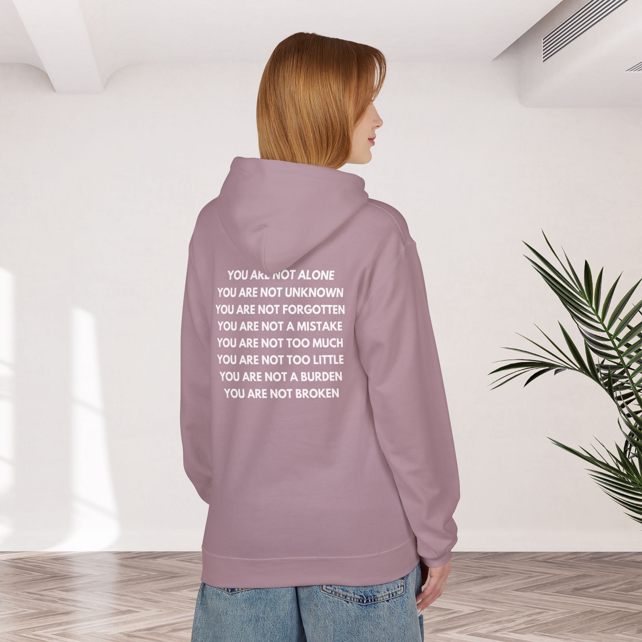 Positive Affirmation + Mental Health Awareness Hoodie