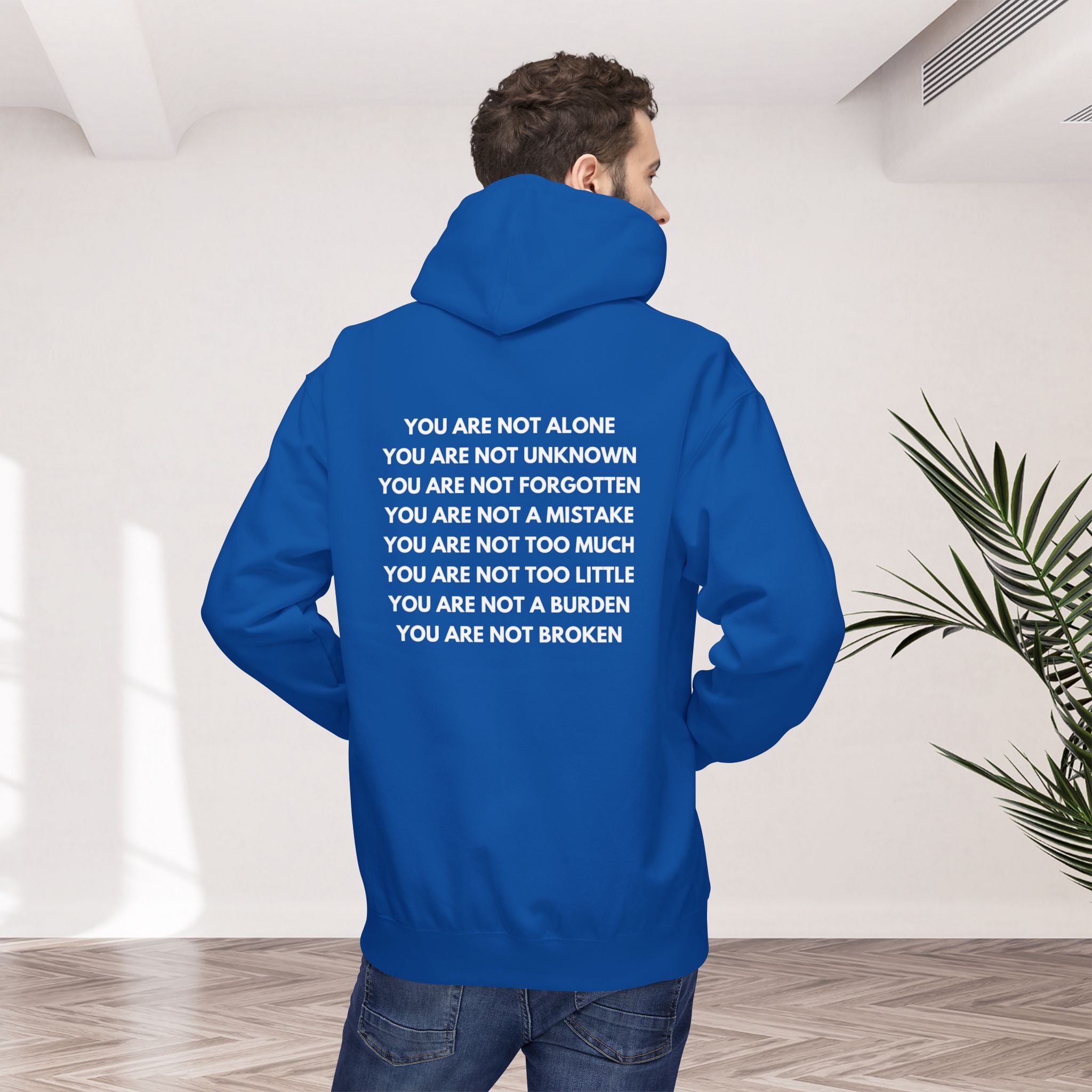 Positive Affirmation + Mental Health Awareness Hoodie