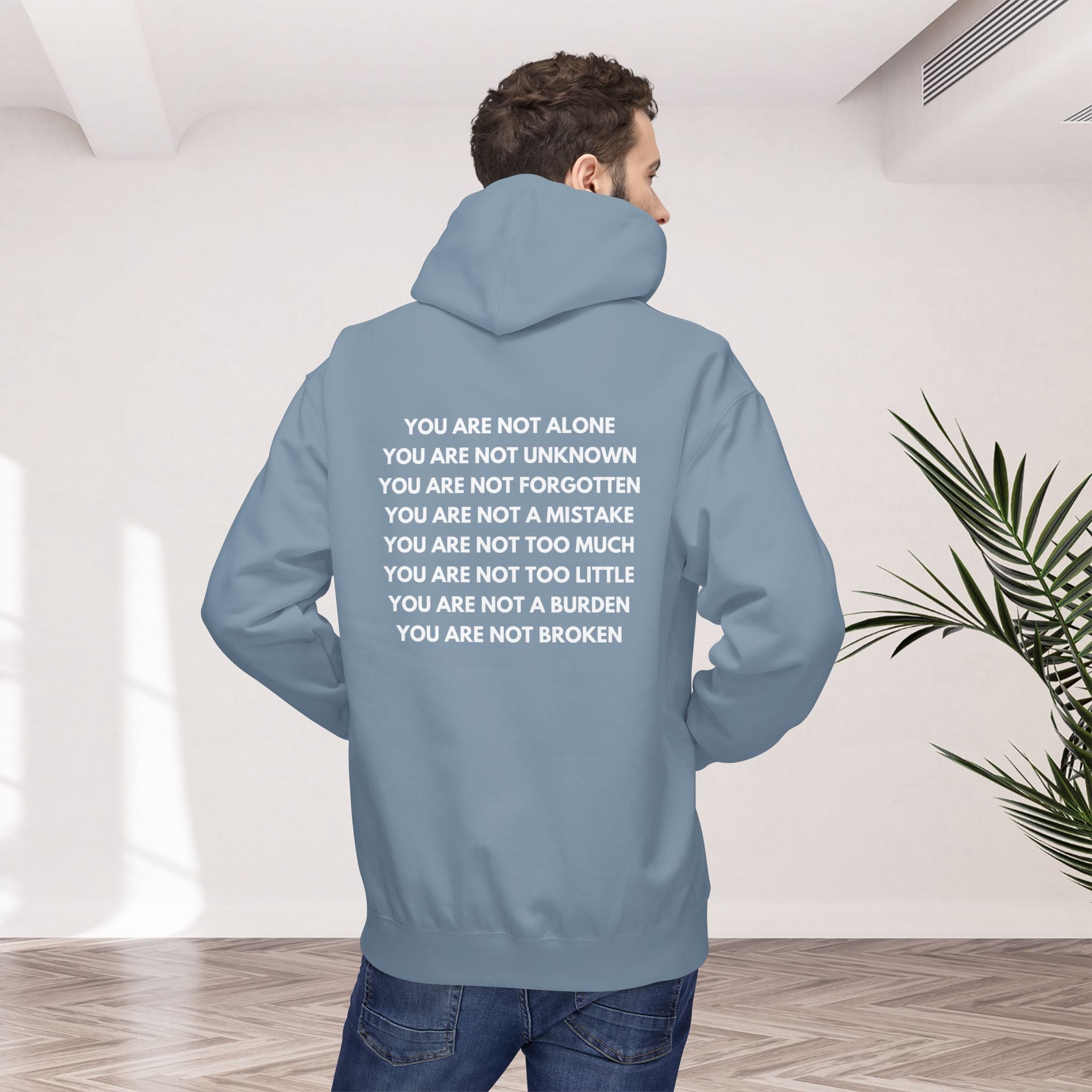 Positive Affirmation + Mental Health Awareness Hoodie