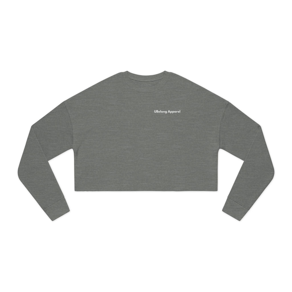 Positive Affirmation + Mental Health Awareness Cropped Crewneck Sweatshirt