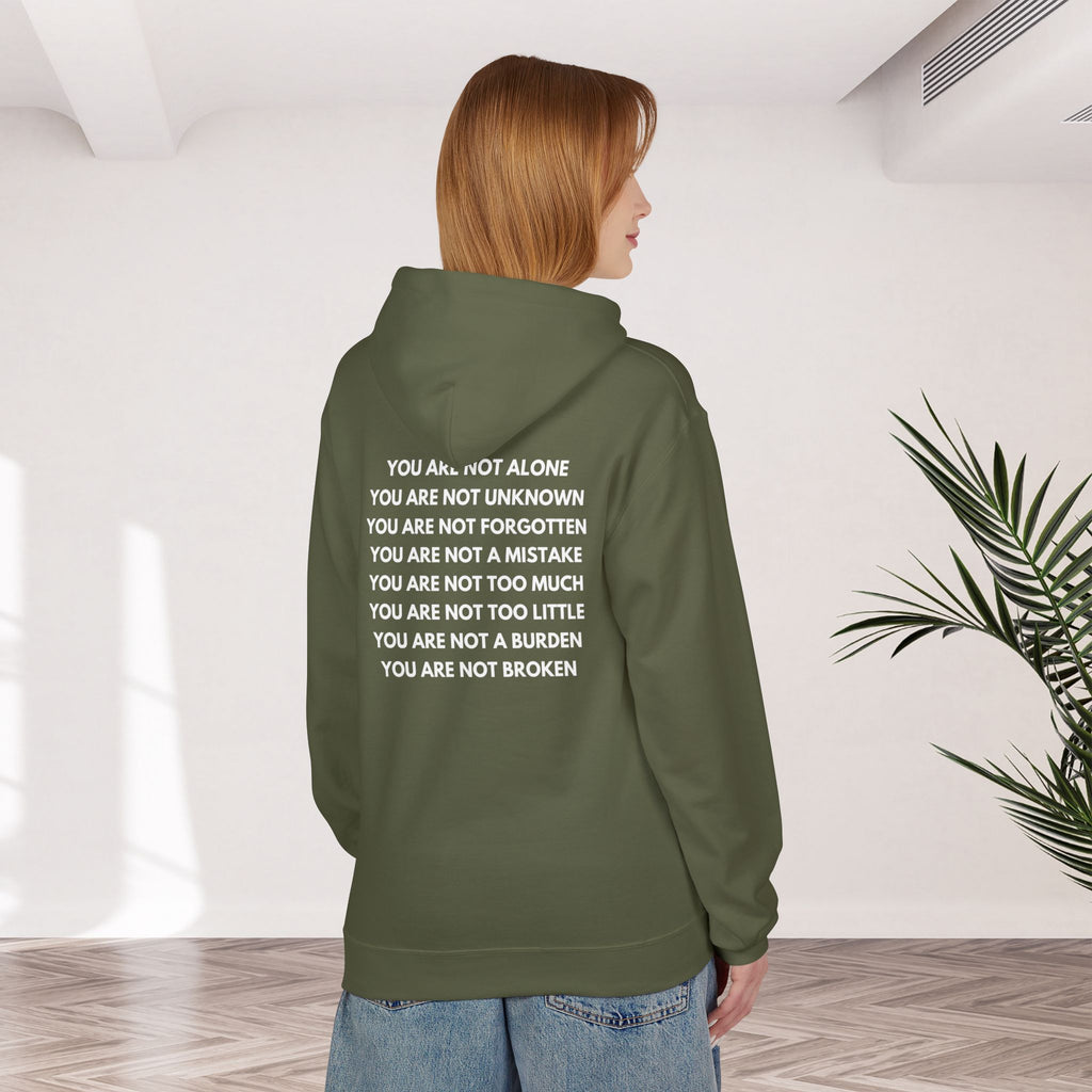 Positive Affirmation + Mental Health Awareness Hoodie
