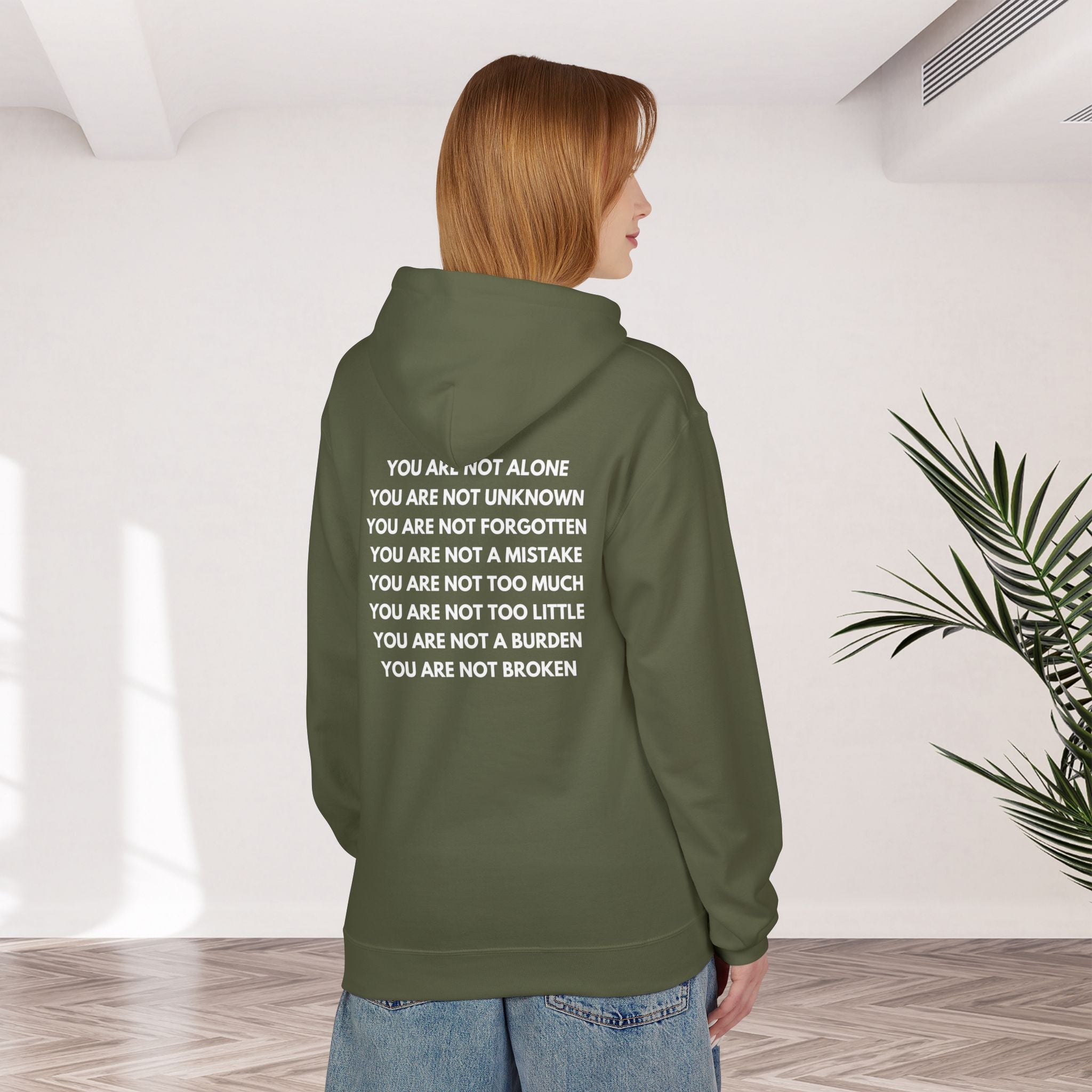 Positive Affirmation + Mental Health Awareness Hoodie