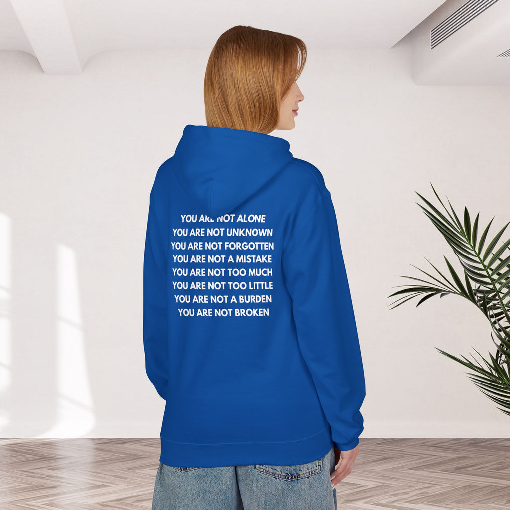 Positive Affirmation + Mental Health Awareness Hoodie