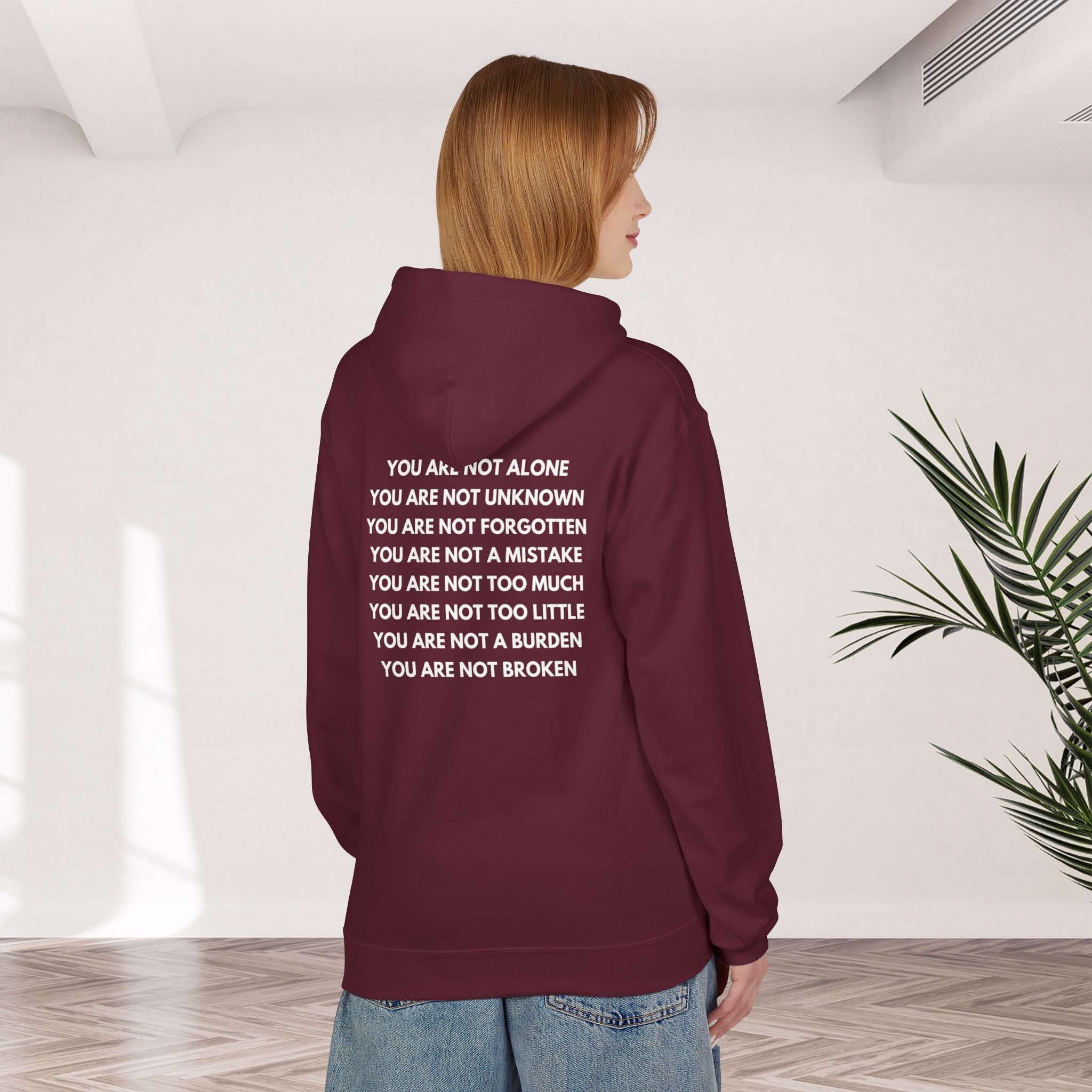 Positive Affirmation + Mental Health Awareness Hoodie