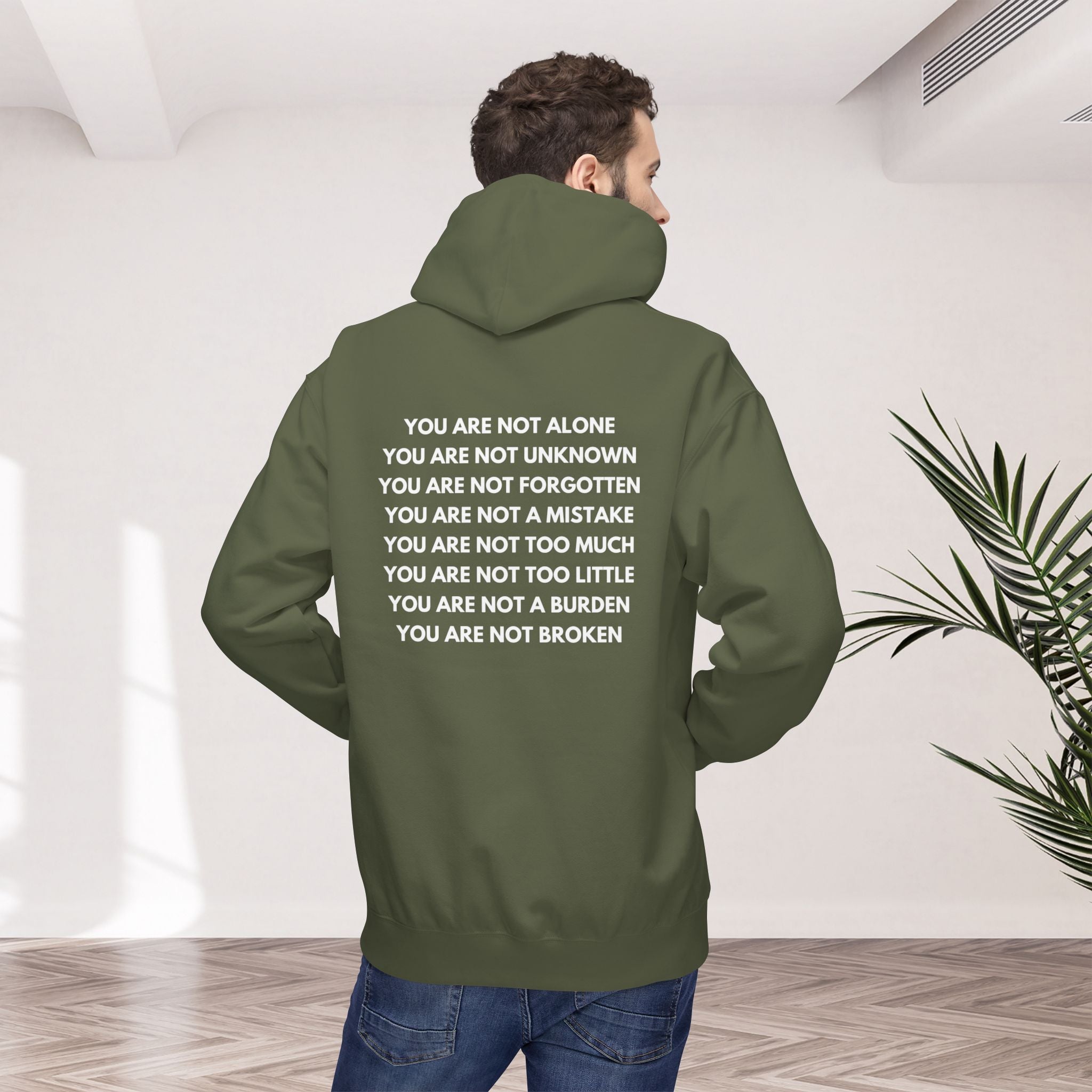Positive Affirmation + Mental Health Awareness Hoodie