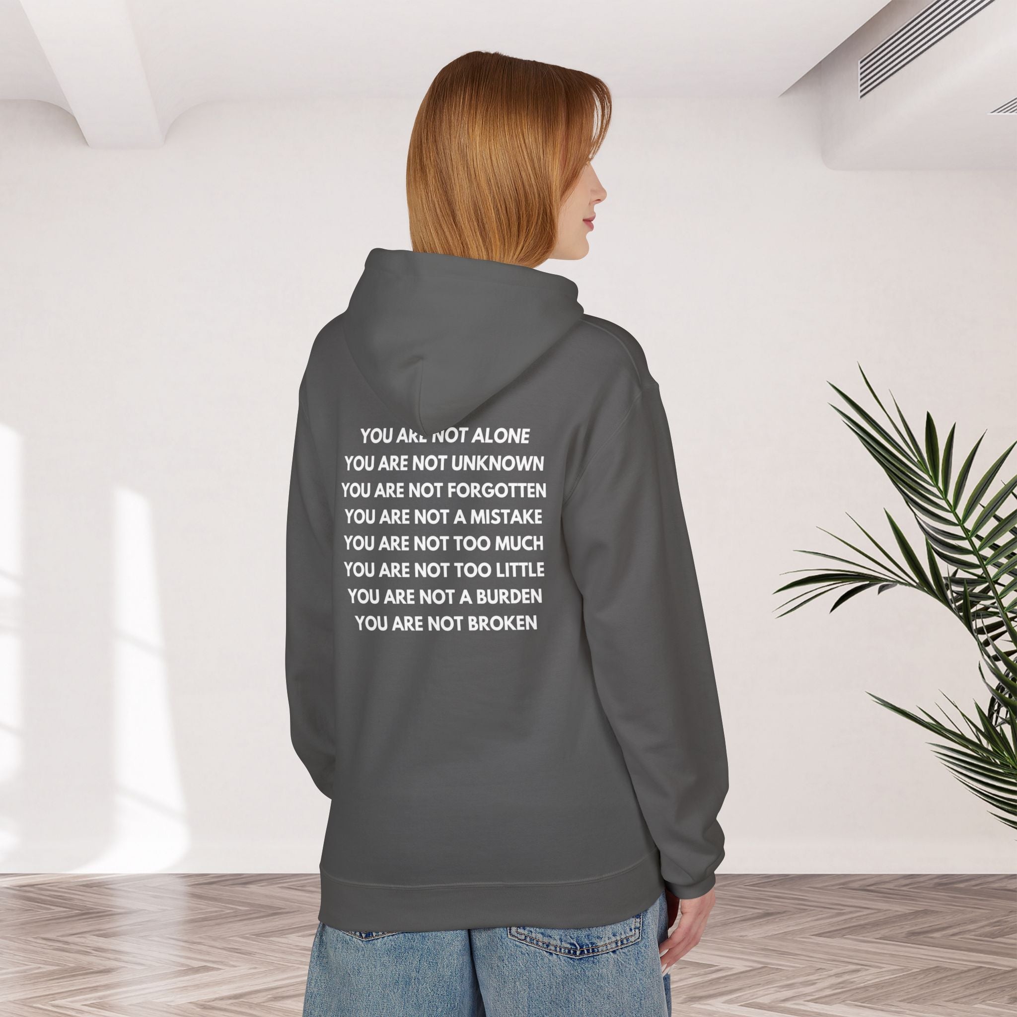Positive Affirmation + Mental Health Awareness Hoodie