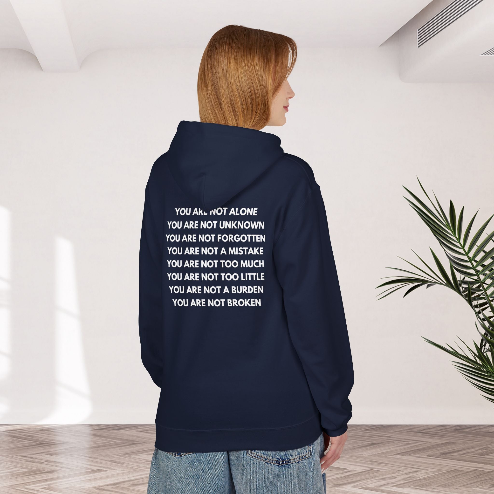 Positive Affirmation + Mental Health Awareness Hoodie